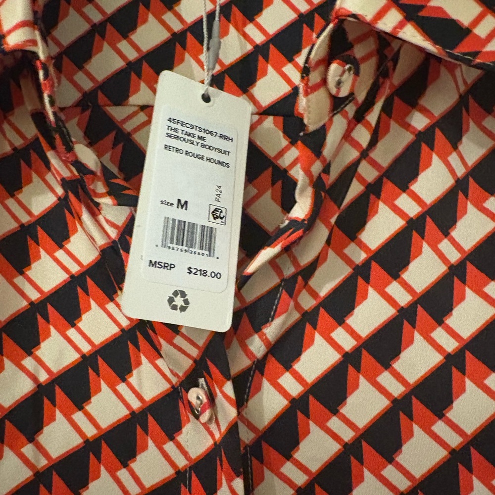 NWT Favorite Daughter TAKE ME SERIOUSLY Retro Bodysuit - Picture 5 of 5